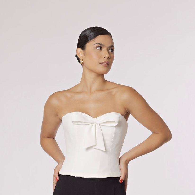 Julia Corset Top in White