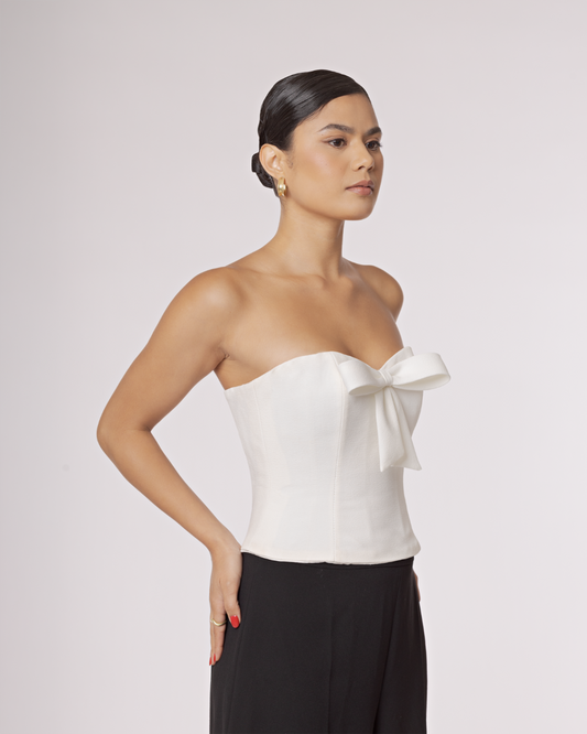 Julia Corset Top in White