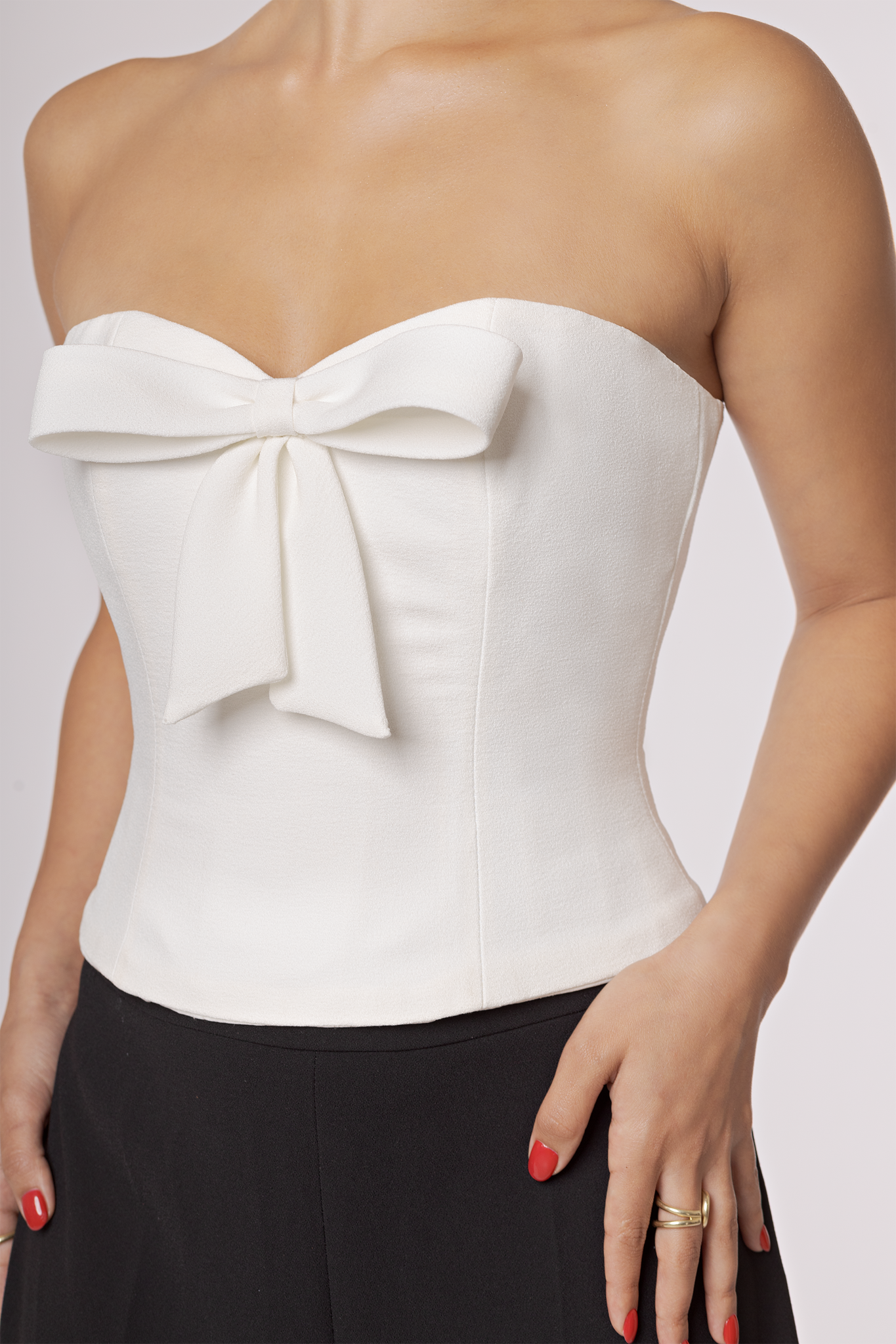 Julia Corset Top in White